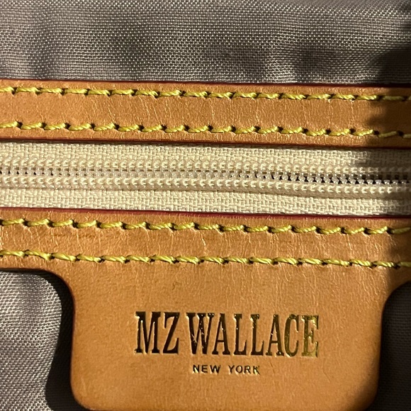 MZ Wallace JANE Black Nylon Crossbody Shoulder Bag w/ Ruched Pockets & Pouch - Picture 5 of 8